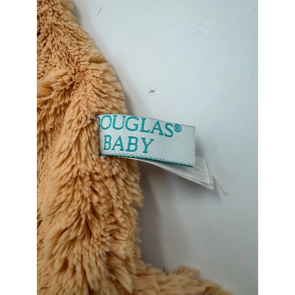 Douglas Baby Fox Snuggler Lovey Plush‎ Forest Mushroom Print Orange Cream